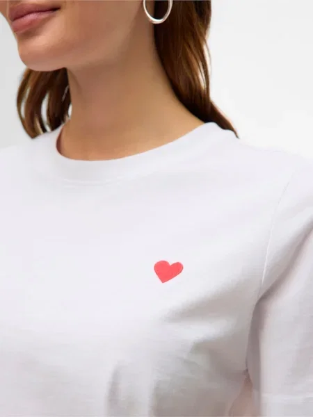 VERO MODA Tricou VMPAULINA' alb