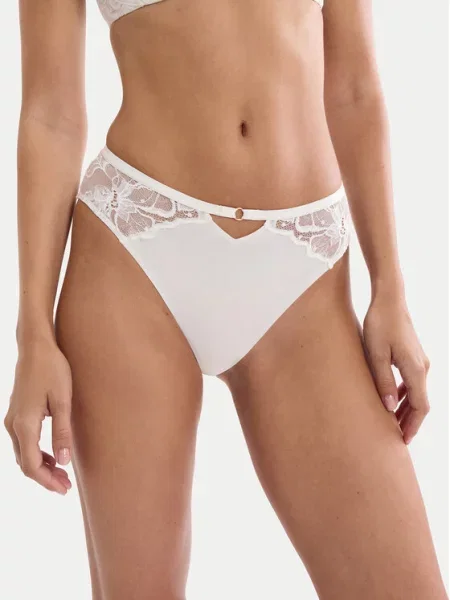 Triumph Braziliškos kelnaitės Wild Gardenia Florale Écru