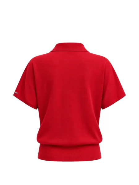 Scurt tricou polo Tommy Hilfiger roșu