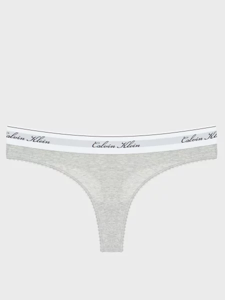 Стринги Calvin Klein серые