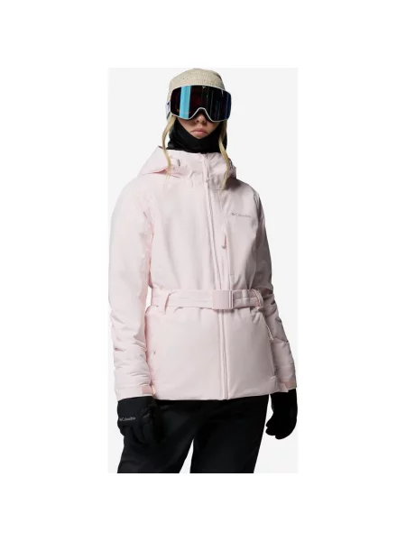 Kurtka z kapturem Columbia Ava Alpine Belted Insulated jasny XS różowy