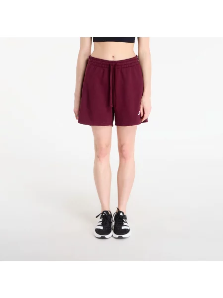 Σορτς adidas 3 Stripes Studio Fleece Loose Shorts Maroon L
