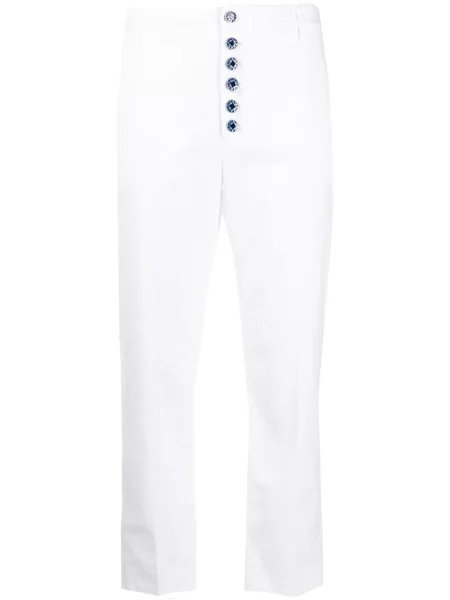 Pantaloni Dondup alb
