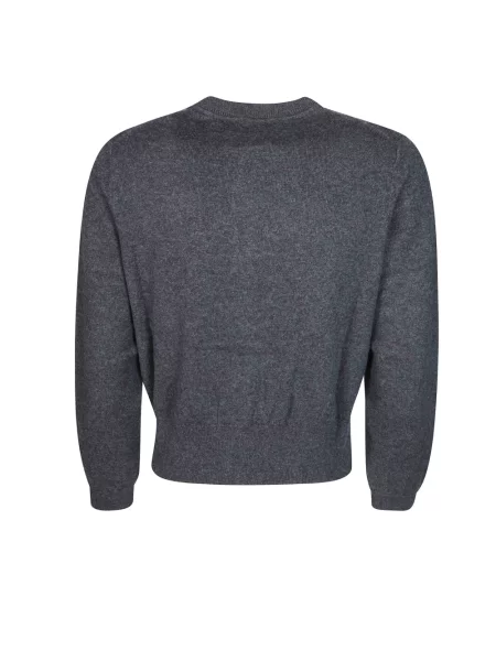 Kardigan Isabel Marant z logo szary