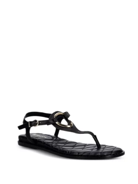 Sandale Blauer cu motiv cu inimi negru