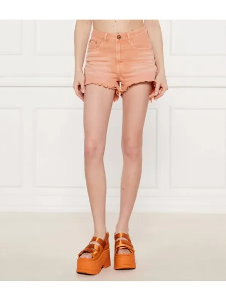 One Teaspoon Pantaloni scurți BONITAS | high waist portocaliu