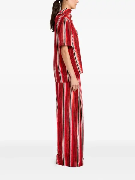 Pantaloni Proenza Schouler cu imagine roșu