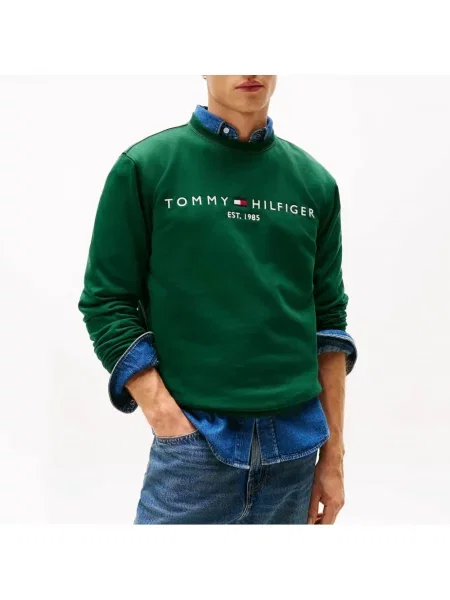Tommy Hilfiger Bluza Logo zielony