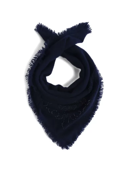 Κασκόλ Zadig&voltaire με κρόσσια μπλε
