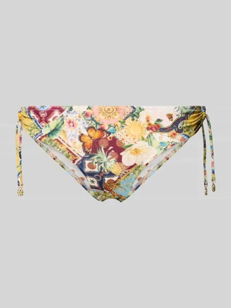 Majtki bikini w całościowym wzorze model TREASURED TROVE' Watercult beżowe