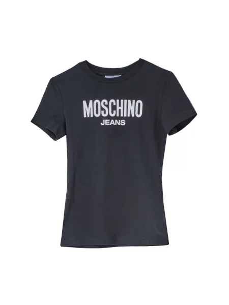 Koszulka Moschino z logo czarna
