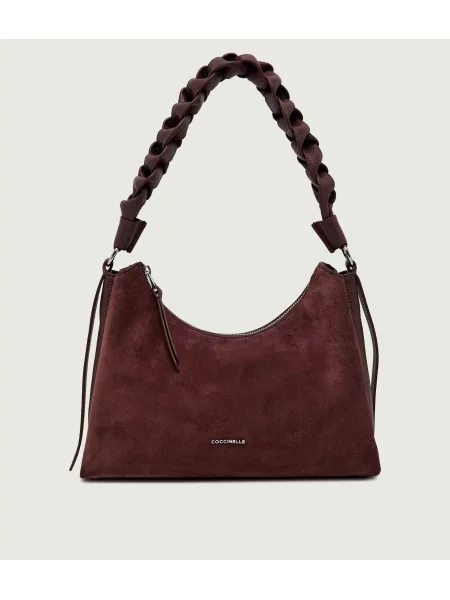 Rucsac Coccinelle din piele de căprioară