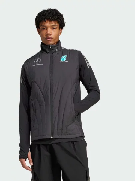 Утепленный жилет Adidas черный