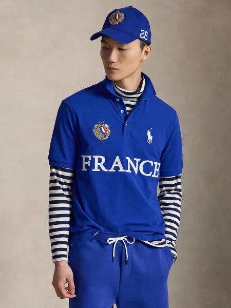 Polo Ralph Lauren Tričko modrá / žltá biela