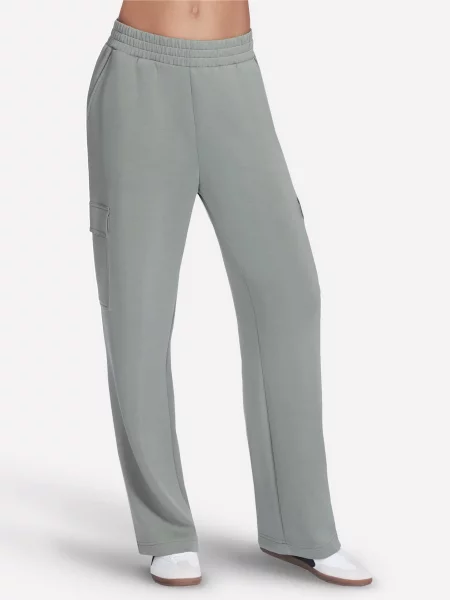 Джогери Skechers оливковий віскоза/поліестер