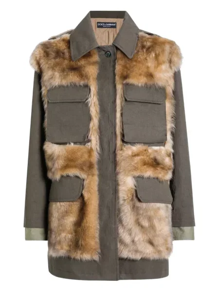 Palton de blană Dolce & Gabbana maro