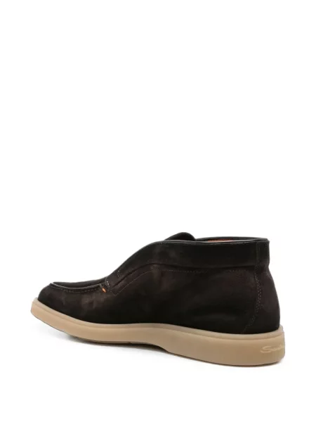 Κιλότα Santoni σουέτ slip-on καφέ