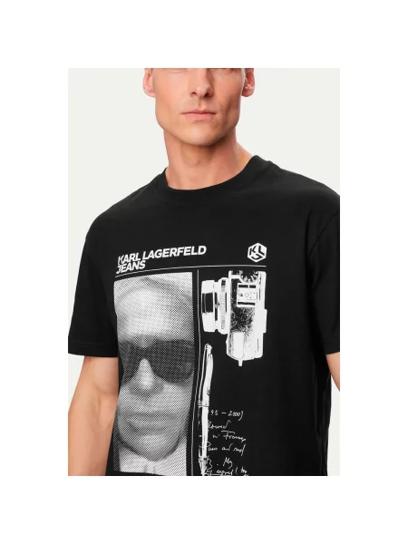 Karl Lagerfeld Jeans Tricou negru