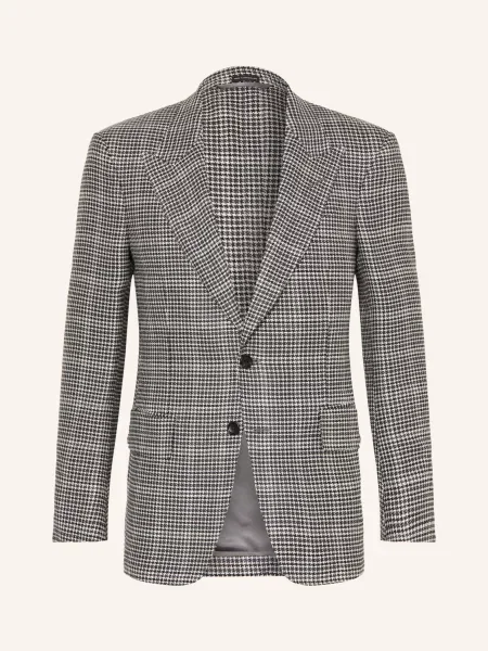 Tom Ford Sako Shelton Extra Slim Fit / krémová / tmavě šedá černá