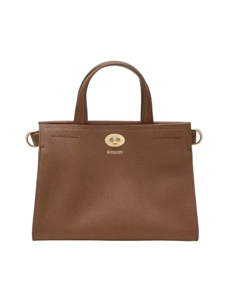 Torebka Burberry skórzana brązowa