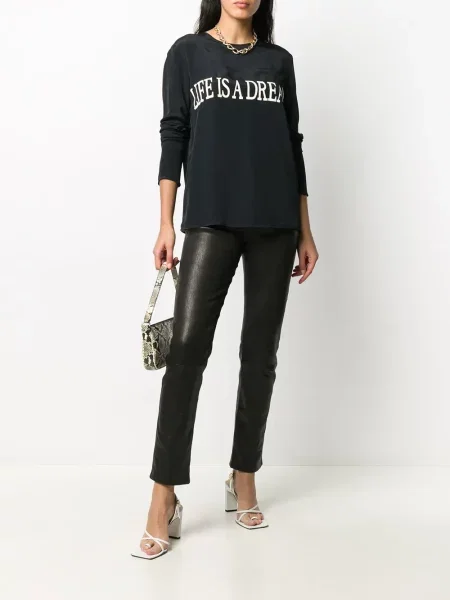 Bluză Alberta Ferretti negru