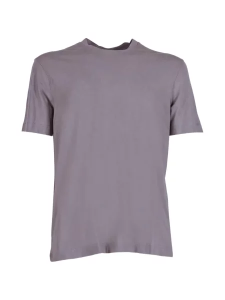 Scurt tricou Filippo De Laurentiis cu decolteu rotund gri