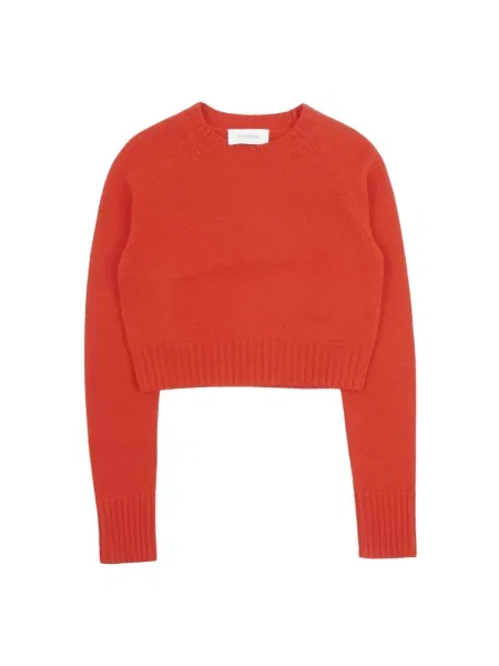 Sweter wełniany Max Mara wełniany czerwony