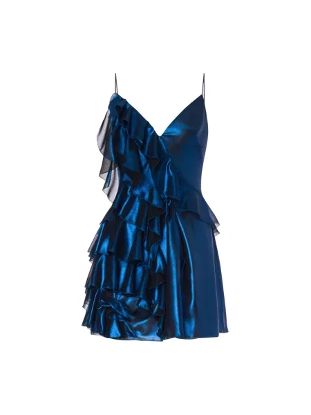 Sukienka Alberta Ferretti niebieska