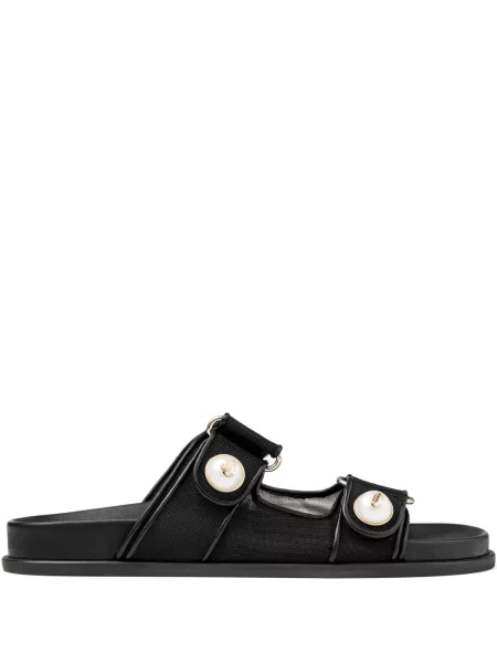 Sandale Jimmy Choo cu perle negru