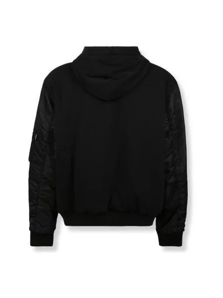 Kurtka Mm6 Maison Margiela z kapturem czarna