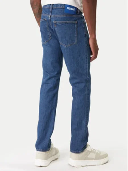 HUGO Farmer Zane Sötétkék Skinny Fit kék