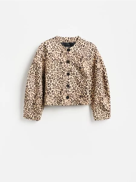 Reserved Blazer cu motiv animal multicolor