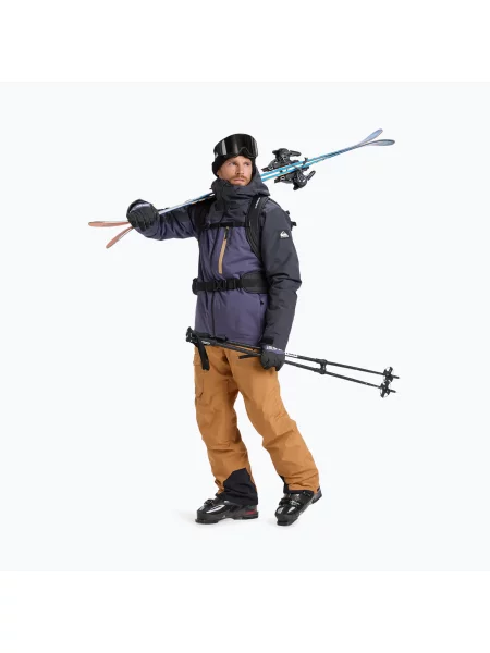 Kurtka snowboardowa Quiksilver Dawson szara