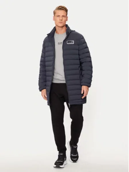 Emporio Armani Vatovaná bunda PNHAZ Tmavomodrá
