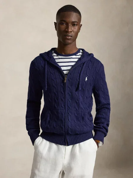Polo Ralph Lauren Kardigán námornícka modrá