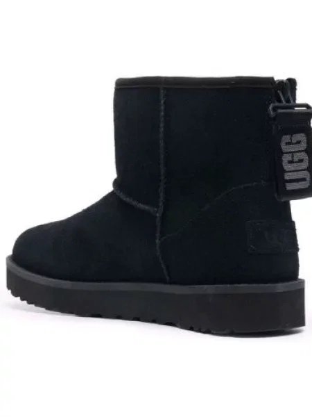 Semišové klasické kotníkové boty Ugg černé