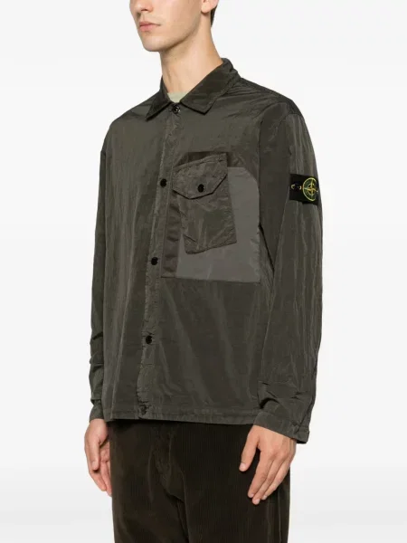 Cămașă Stone Island cu strasuri gri