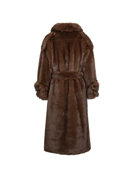 Trenci Bb Couture cu blană maro
