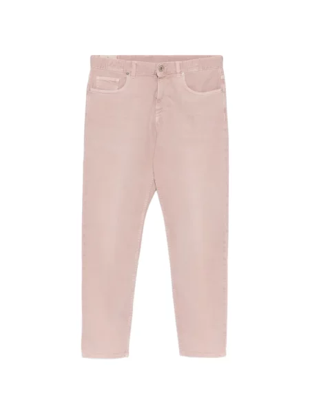 Pantaloni Eleventy cu 5 buzunare roz