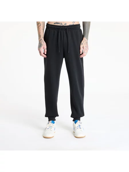 Pantaloni Jordan din fleece alb
