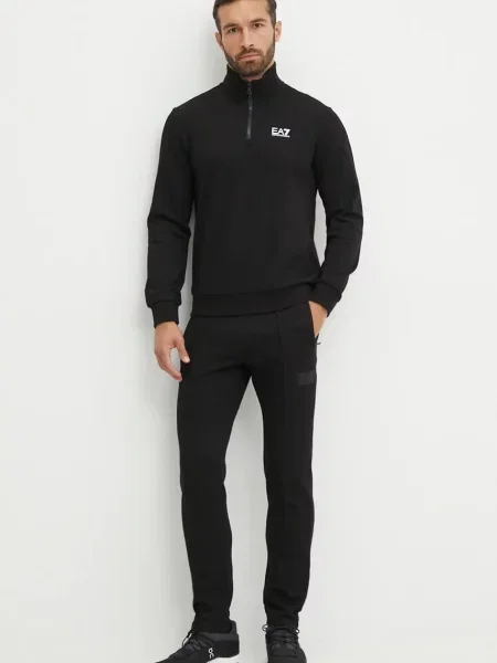 Emporio Armani bluza z nadrukiem czarny