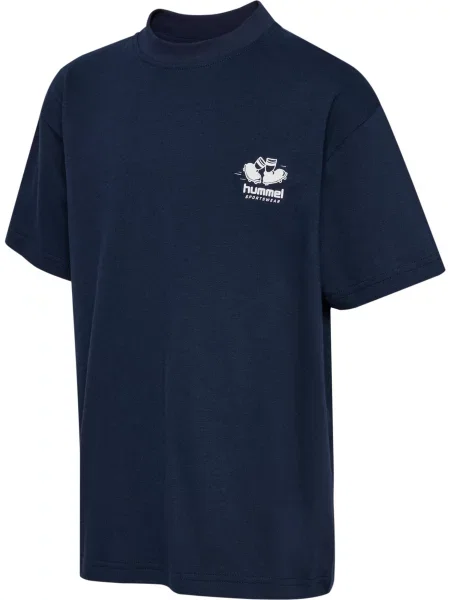 Koszulka dla dzieci Hummel Loose Graphic niebieska
