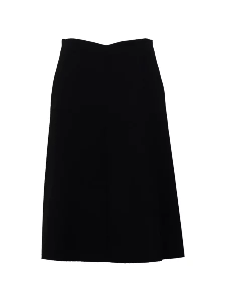 Fustă midi N°21 în linie A negru