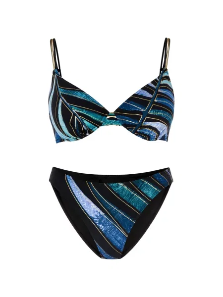 Bikini Gottex cu imagine negru