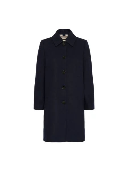 Płaszcz Part Two klasyczny niebieski