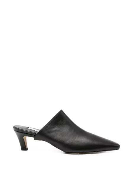 Papuci tip mules Toteme din piele negru