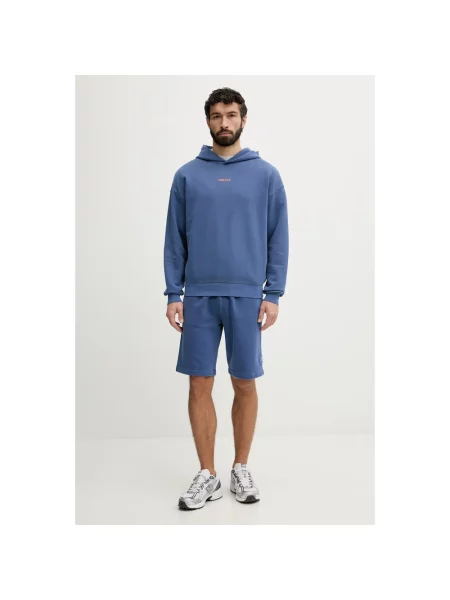 Bluza z kapturem Bogner niebieska