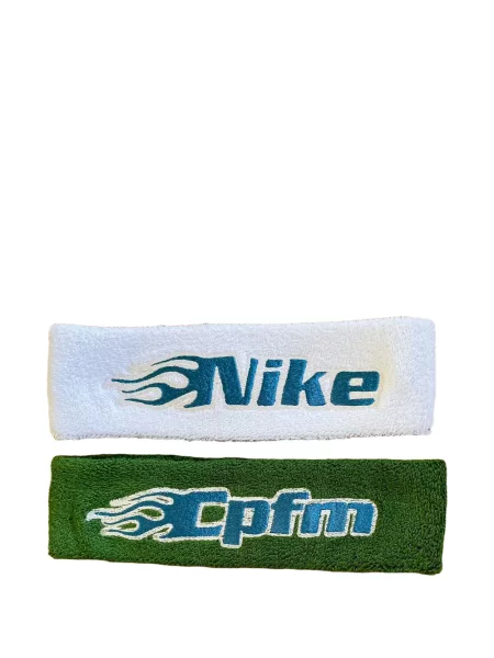 Șapcă Nike din material terry cu model piele de șarpe cu legături alb