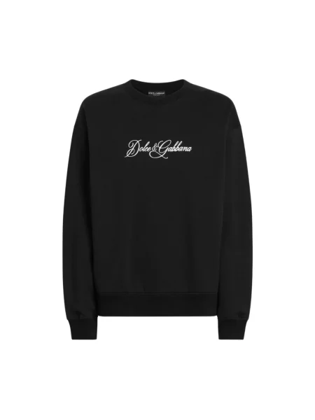 Bluza Dolce And Gabbana z logo czarna