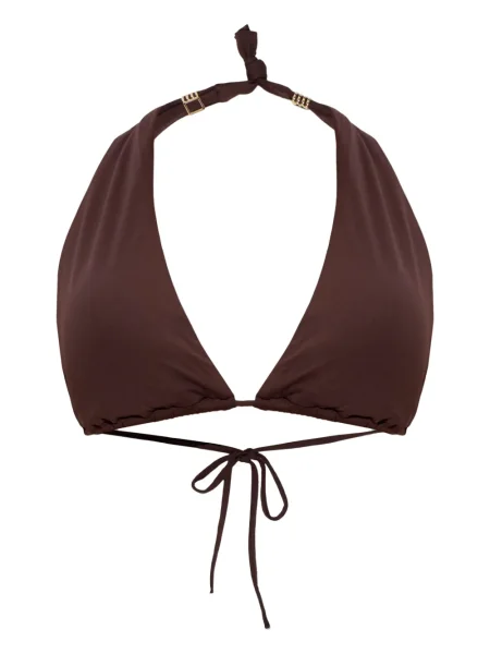 Bikini Melissa Odabash cu gât halter maro